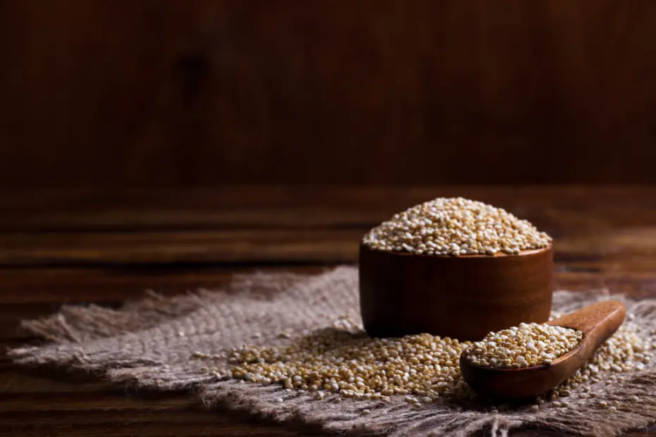 Quinoa processing in Peru